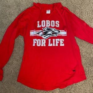 Pink UNM lobo sweatshirt